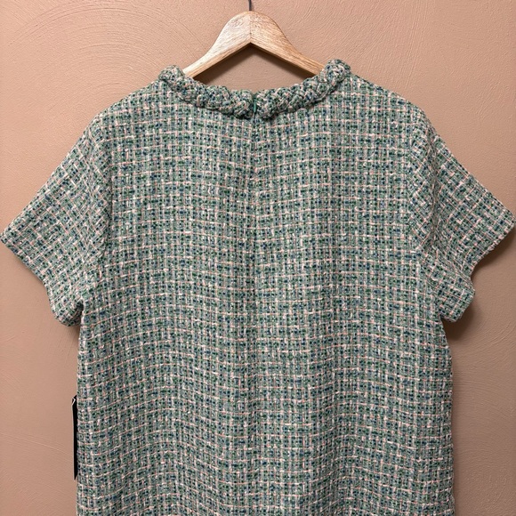 Tuckernuck Sea Glass Tweed Jackie Dress Mixed Turquoise Blue Green XXXL NWT New - Picture 10 of 16